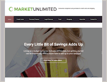 Tablet Screenshot of marketunlimited.com
